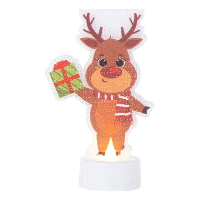 Xenos Kerstverlichting-Kerst waxinelichtje - 6.5 cm - diverse varianten