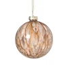Xenos Kerstballen-Kerstbal bleeding - beige