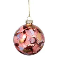 Xenos Kerstballen-Kerstbal bleeding - bruin