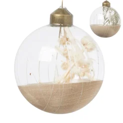 Xenos Kerstballen-Kerstbal droogbloem - diverse varianten - Ø8 cm