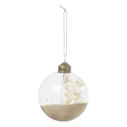 Xenos Kerstballen-Kerstbal droogbloem - diverse varianten - Ø8 cm