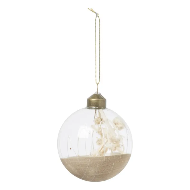 Xenos Kerstballen-Kerstbal droogbloem - diverse varianten - Ø8 cm