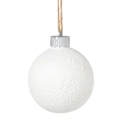 Xenos Kerstballen-Kerstbal LED figuurtjes - wit