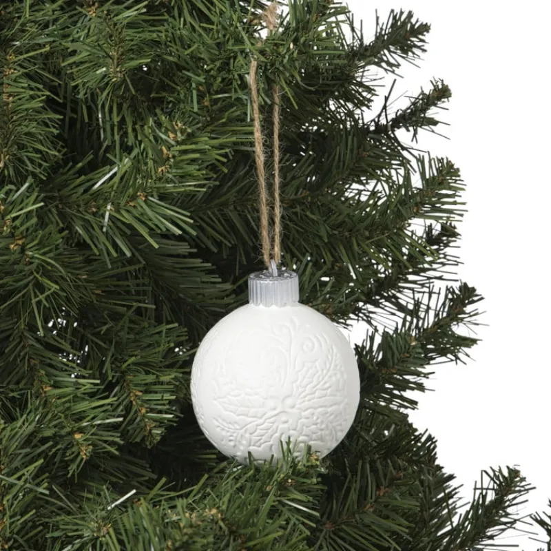 Xenos Kerstballen-Kerstbal LED figuurtjes - wit