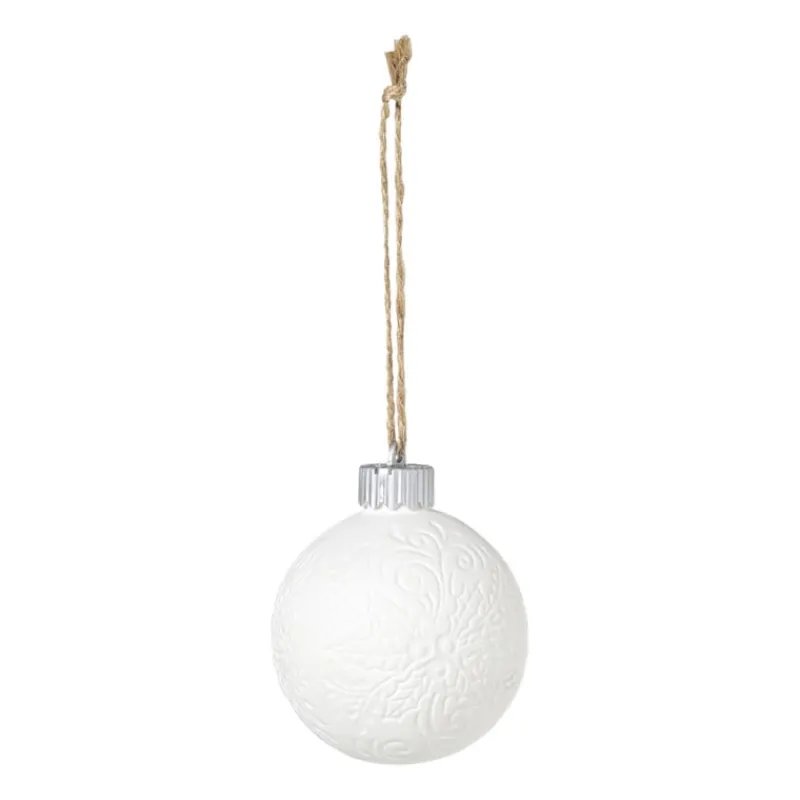 Xenos Kerstballen-Kerstbal LED figuurtjes - wit