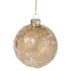 Xenos Kerstballen-Kerstbal sequins - goudkleurig