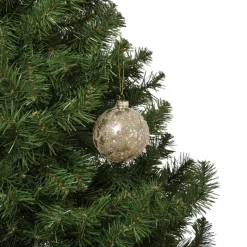 Xenos Kerstballen-Kerstbal sequins - goudkleurig