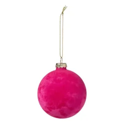 Xenos Kerstballen-Kerstbal velvet - multikleur - diverse varianten