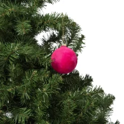 Xenos Kerstballen-Kerstbal velvet - multikleur - diverse varianten