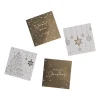 Xenos Kerst Inpakken-Kerstcadeau tags - goud - set van 24