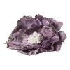 Xenos Kersthangers|Kerstballen-Kerstclip bloem - lila - 13x13 cm
