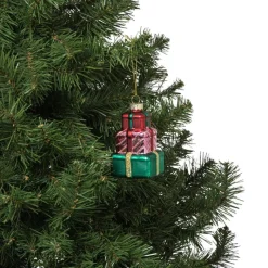 Xenos Kersthangers|Kerstballen-Kersthanger cadeautjes - diverse varianten - 9.8x5.5x5 cm