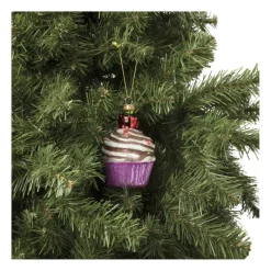 Xenos Kersthangers|Kerstballen-Kersthanger cupcake - diverse varianten - ø7x10 cm
