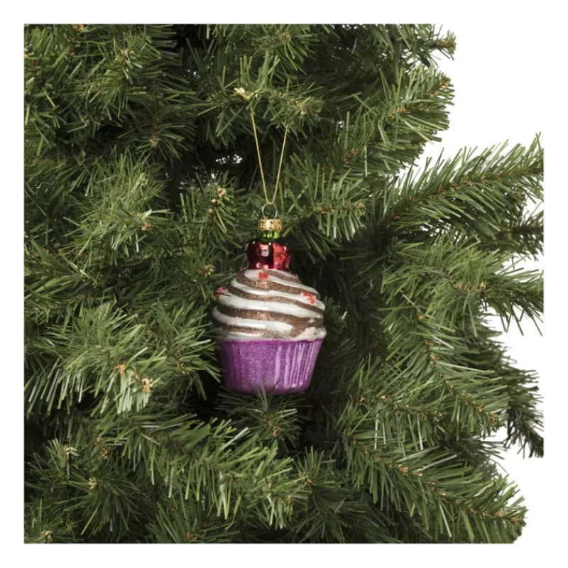 Xenos Kersthangers|Kerstballen-Kersthanger cupcake - diverse varianten - ø7x10 cm