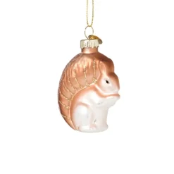Xenos Kersthangers|Kerstballen-Kersthanger eekhoorn - bruin - 7.2x5.2x3 cm