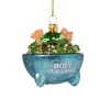 Xenos Kersthangers|Kerstballen-Kersthanger holy guacemole - glas - 10x10.1x9.2