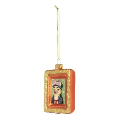 Xenos Kersthangers|Kerstballen-Kersthanger schilderij hond - diverse varianten - glas
