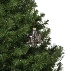 Xenos Kersthangers|Kerstballen-Kersthanger ster - zwart - 8x8x4 cm