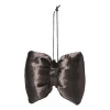 Xenos Kersthangers|Kerstballen-Kersthanger strik - bruin - 8x9.5x1.5 cm