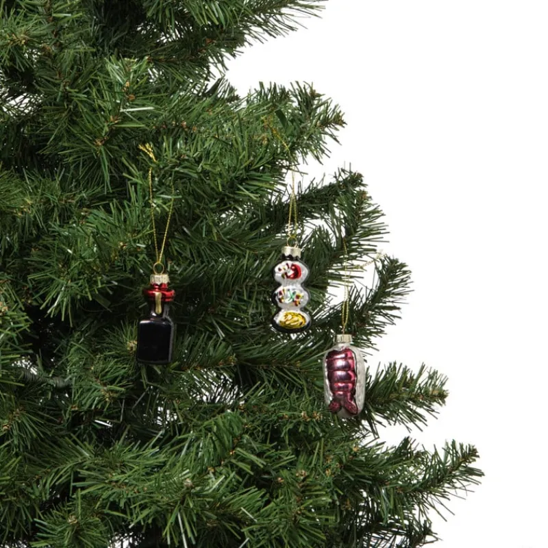 Xenos Kersthangers|Kerstballen-Kersthangers mini - sushi - set van 3