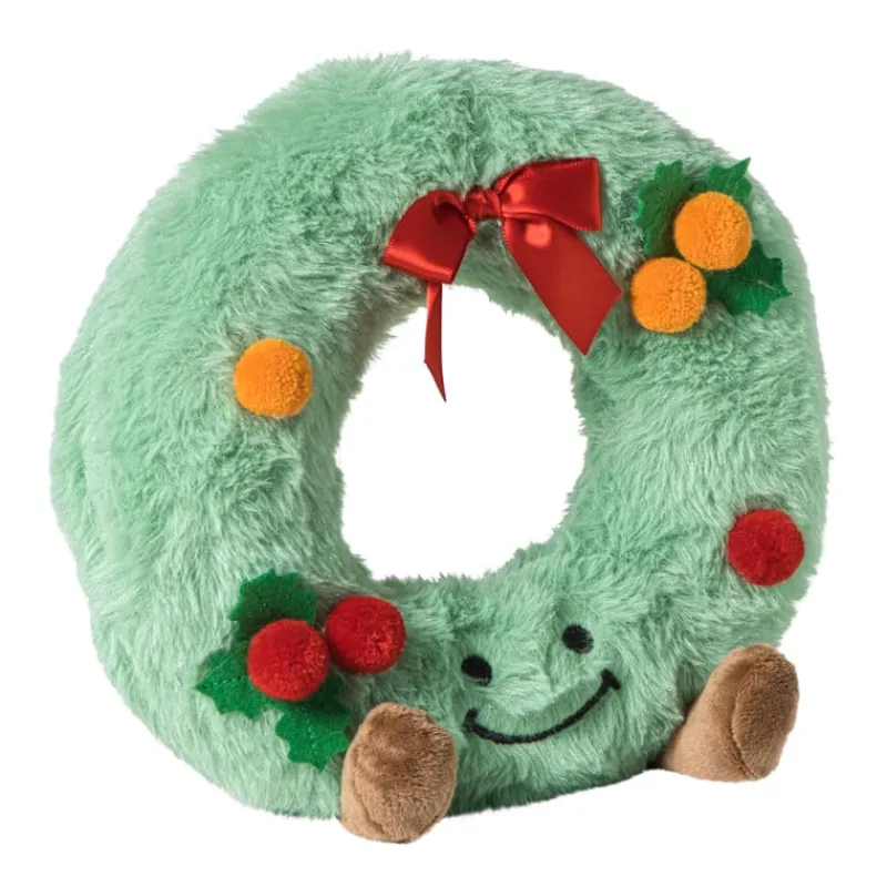 Xenos Knuffels|Kerstcadeaus-Kerstknuffel donut - multikleur