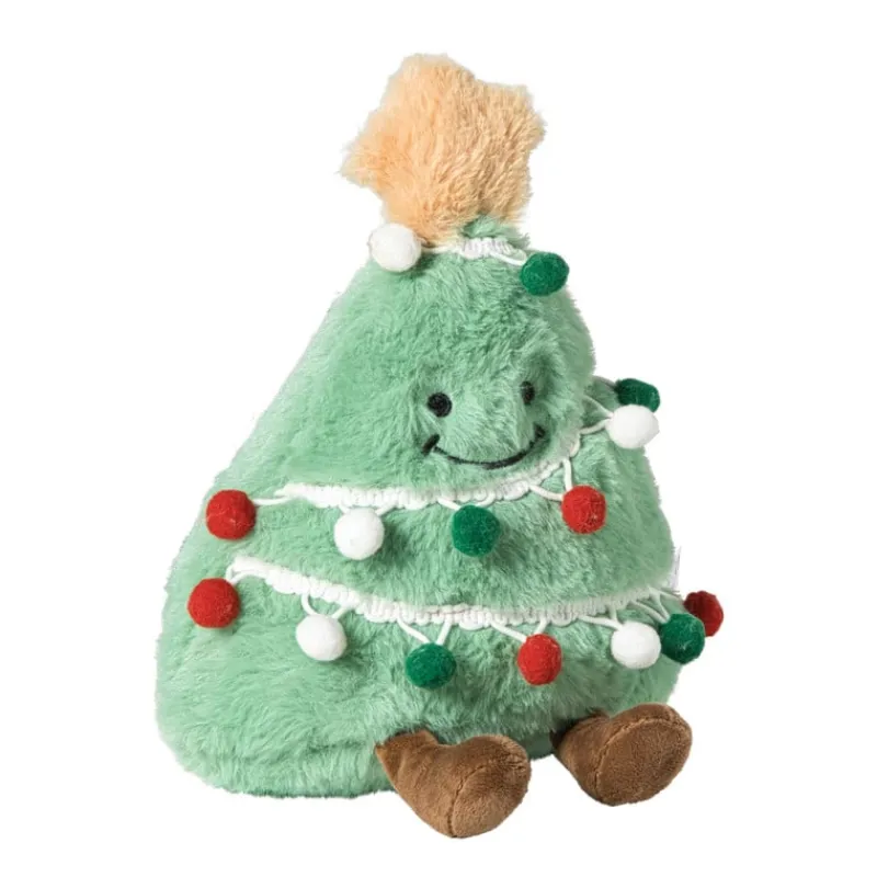 Xenos Knuffels|Kerstcadeaus-Kerstknuffel kerstboom - multikleur