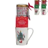 Xenos Chocolademelk|Kerstmokken-Kerstmok hoog - diverse varianten