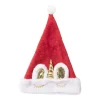 Xenos Winterartikelen|Kerstcadeaus-Kerstmuts unicorn - rood