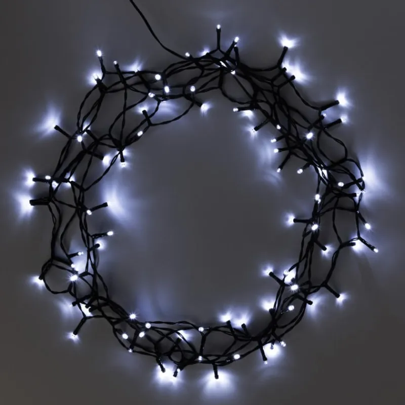 Xenos Kerstverlichting|Kerstboom Verlichting-Kerstverlichting LED - klassiek wit - 100 lampjes - 7.5 meter