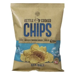 Xenos Chips, Nootjes En Zoutjes-Kettle Cooked Chips - zeezout - 150 gram