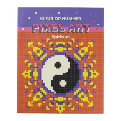 Xenos Kleurboeken-Kleuren op pixel kleurboek - 21x25 cm