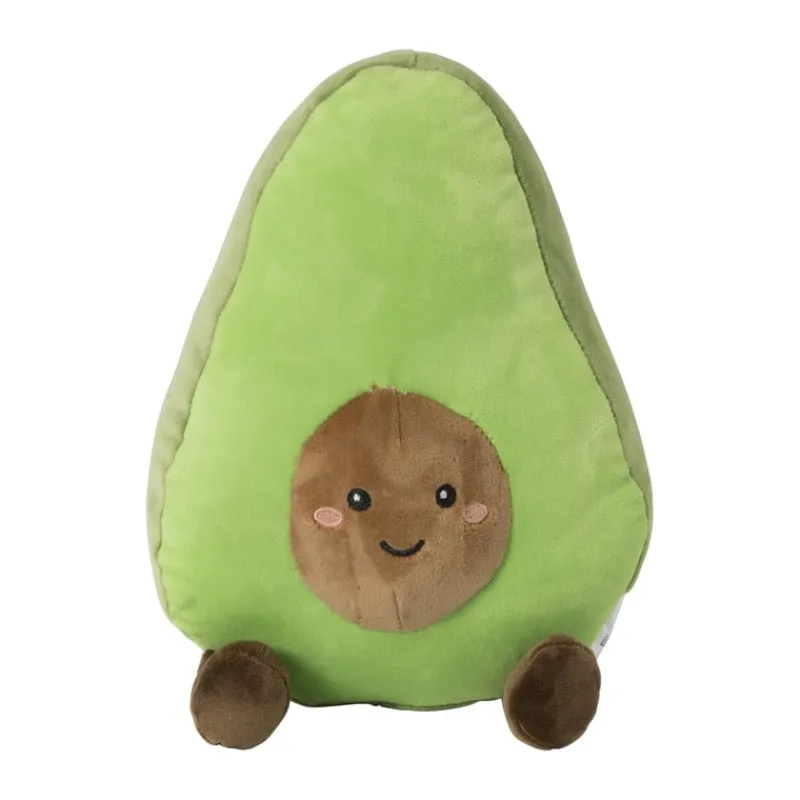 Xenos Knuffels|Kerstcadeaus-Knuffel avocado - groen - 22x17 cm