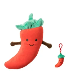Xenos Knuffels-Knuffel peper - rood - 27.5 cm