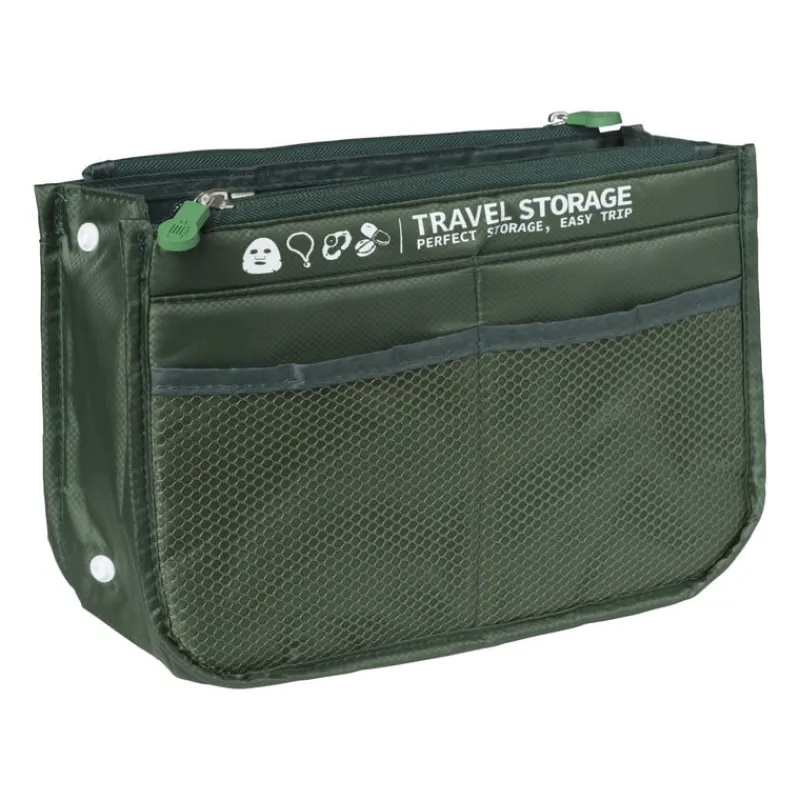 Xenos Koffer Organizers-Koffer/tas organizer - groen - 26x9x17 cm