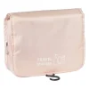 Xenos Koffer Organizers-Koffer/tas organizer met haak - roze - 24.5x18.5x8.5 cm