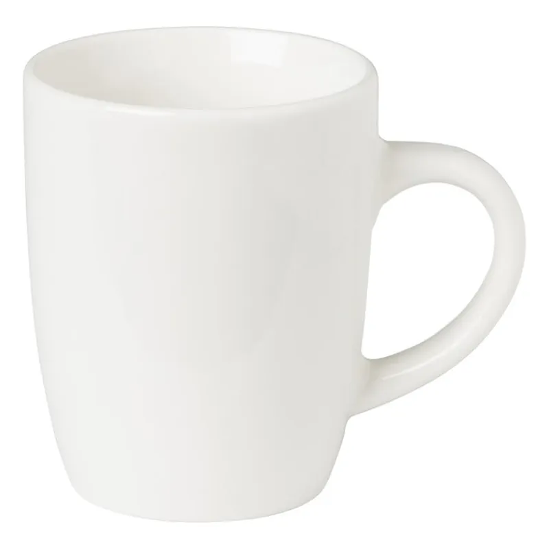 Xenos Mokken-Koffie mok wit - porselein - 200 ml