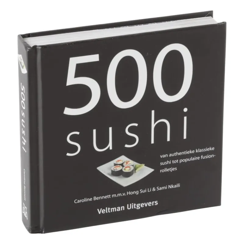 Xenos Japanse Keuken|Kookboeken-Kookboek 500 sushi – Caroline Bennett m.m.v. Hong Sui Li & Sami Nkaili