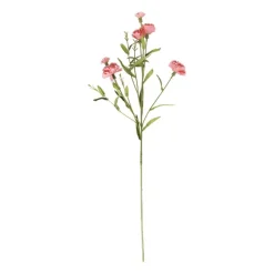 Xenos Kunstbloemen-Kunstbloem anjer - roze - 70 cm