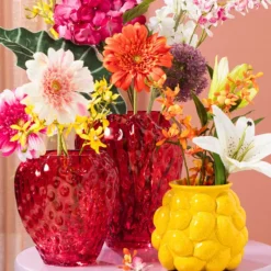 Xenos Kunstbloemen-Kunstbloem gerbera - lichtroze - 60 cm