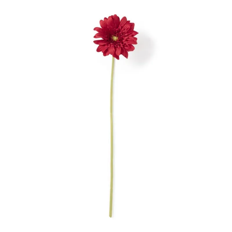 Xenos Kunstbloemen-Kunstbloem gerbera - rood - 60 cm