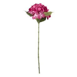Xenos Kunstbloemen-Kunstbloem hortensia - roze - 63 cm