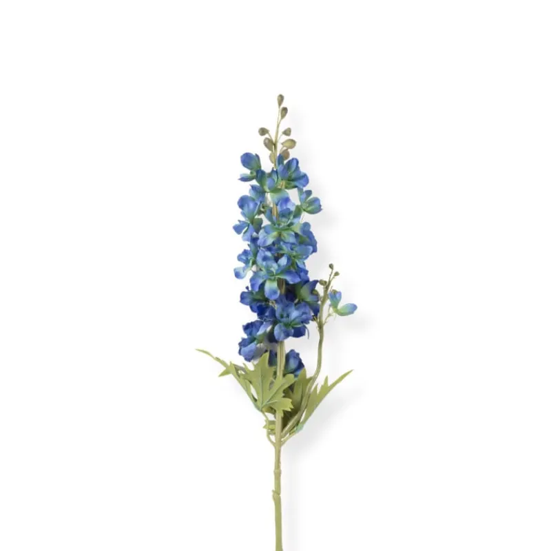 Xenos Kunstbloemen-Kunstbloem ridderspoor - blauw - 85 cm