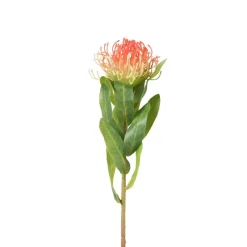 Xenos Kunstbloemen-Kunstbloem speldenkussen - oranje - 48 cm