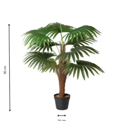 Xenos Kunstplanten-Kunstplant Chinese waaierpalm - 90 cm