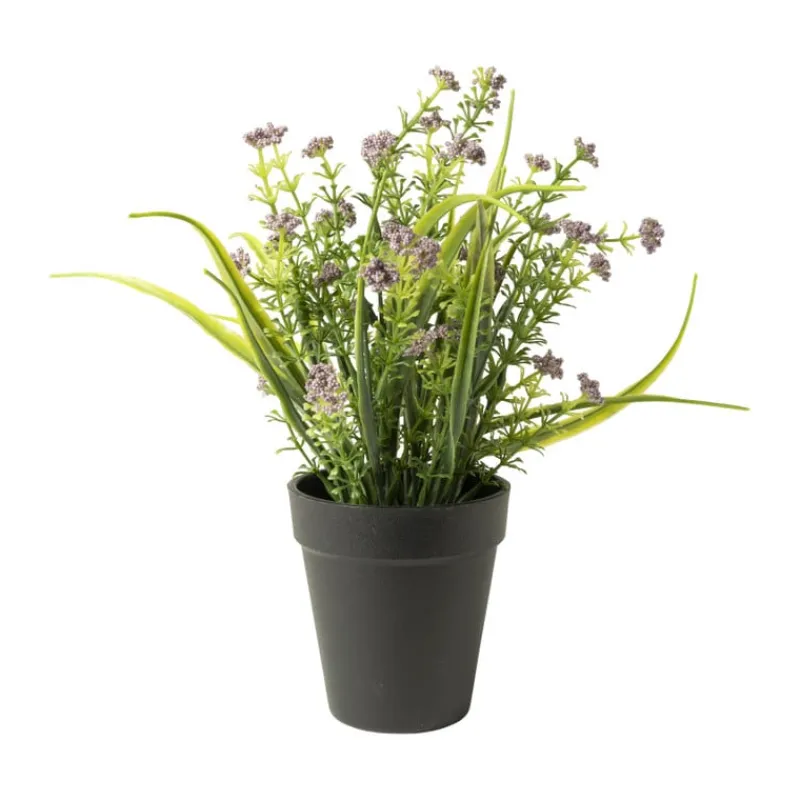 Xenos Kunstplanten-Kunstplant lavendel - paars - 30 cm