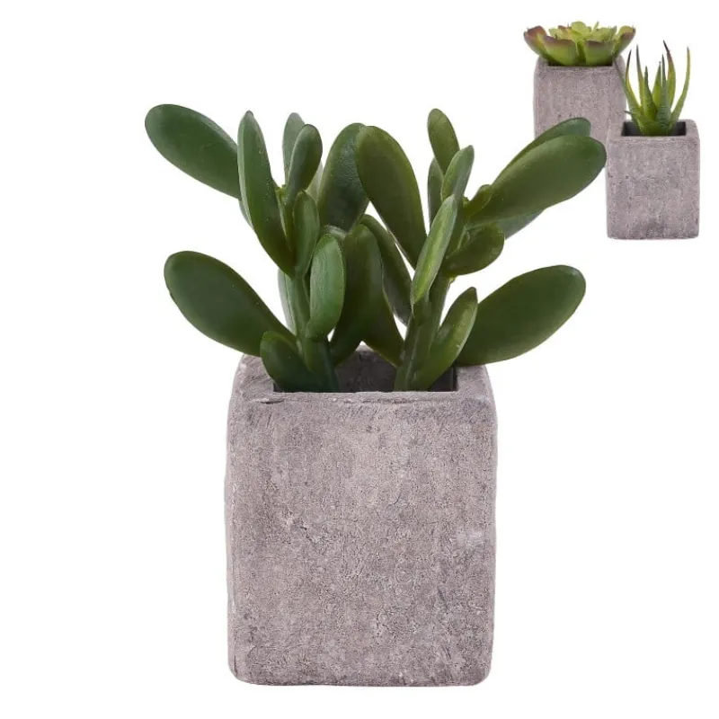 Xenos Kunstplanten-Kunstplantje in pot met magneet - diverse varianten