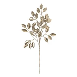Xenos Kunstbloemen-Kunsttak bladeren - goudkleurigkleurig - 64 cm