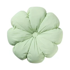 Xenos Kussens-Kussen bloem - groen - ø42 cm