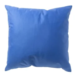 Xenos Kussens-Kussen geblokt - geel/blauw - 45x45 cm