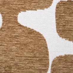 Xenos Kussens-Kussen jacquard organisch - bruin/wit - 45x45 cm
